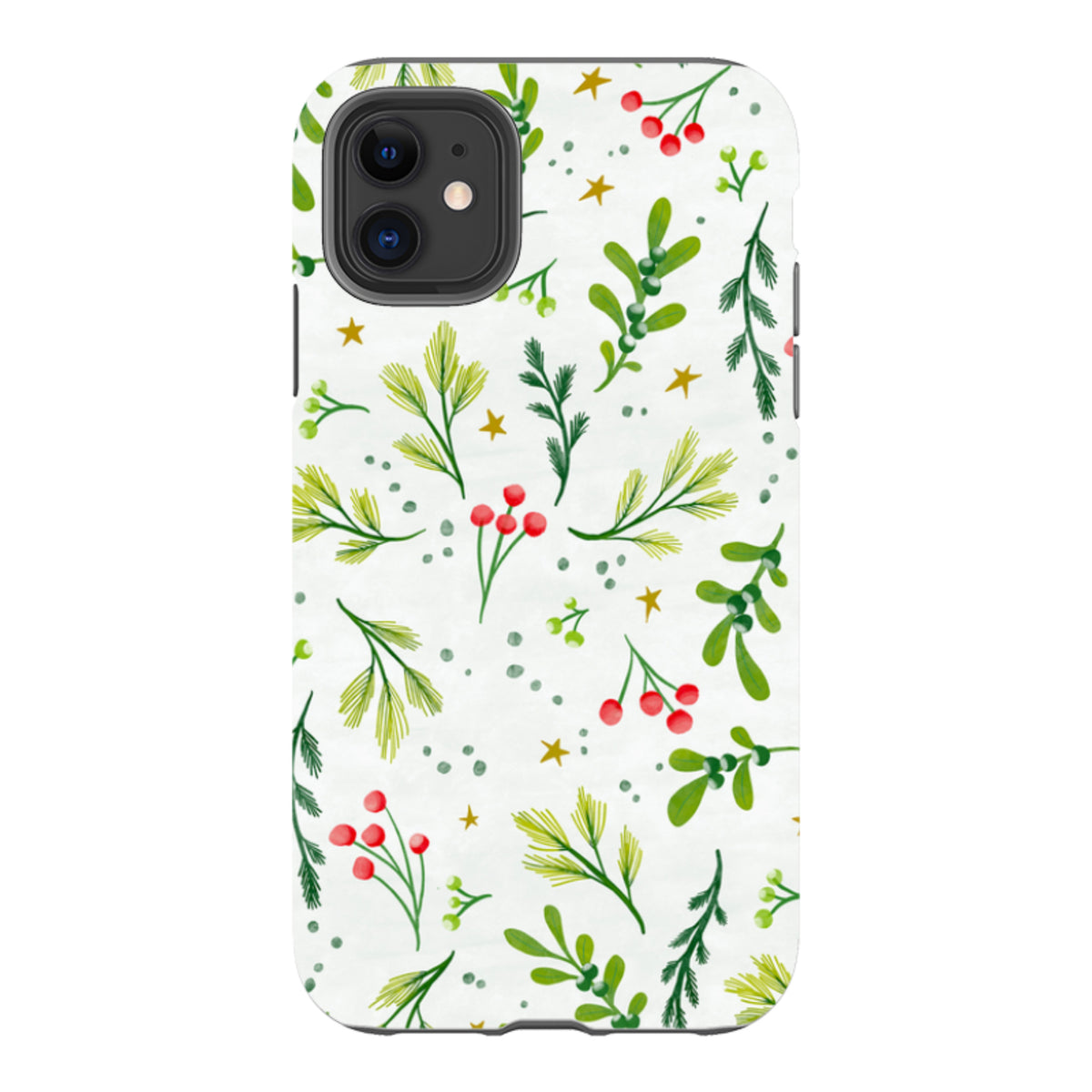 iPhone Tough Case - Christmas Stars By Katherine Quinn