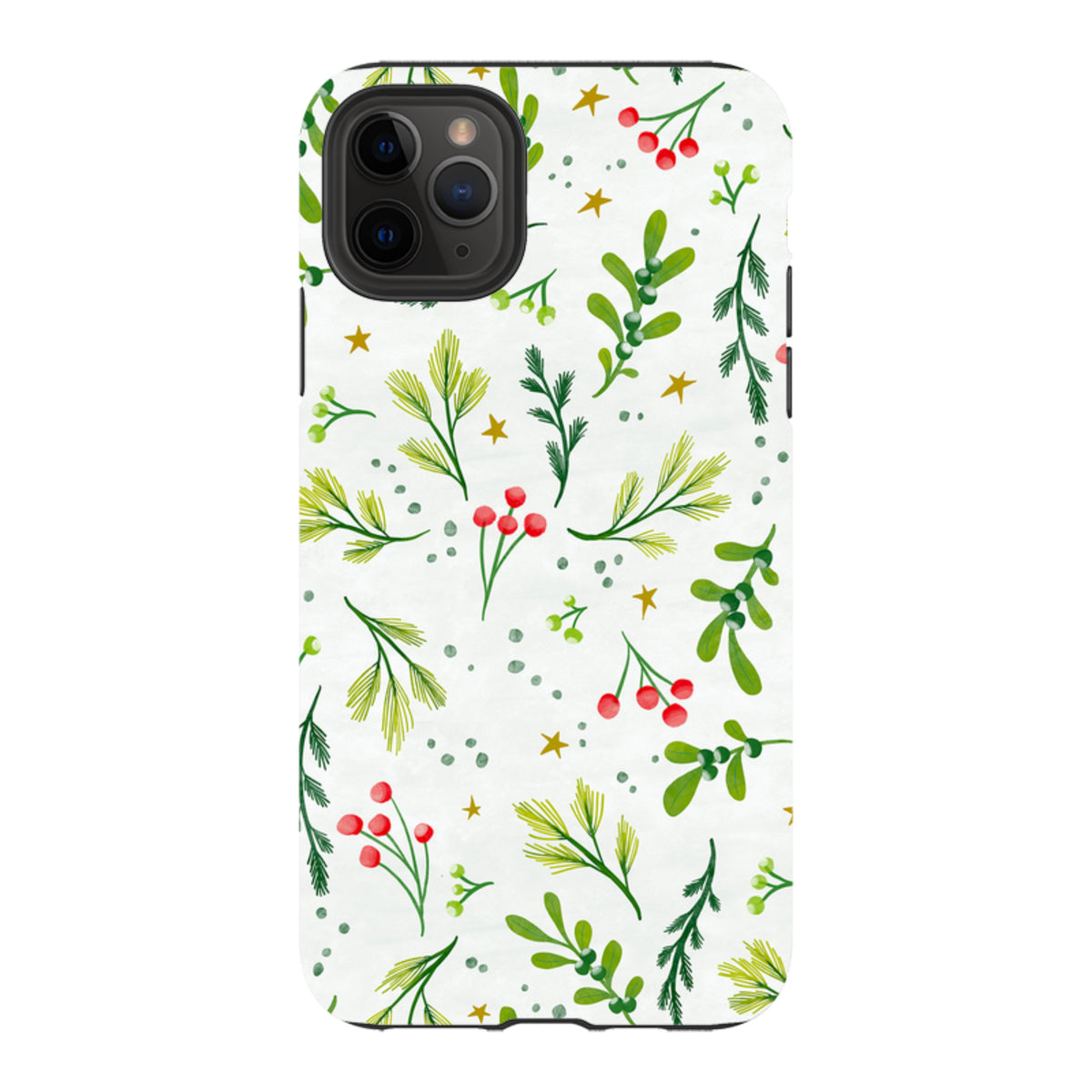 iPhone Tough Case - Christmas Stars By Katherine Quinn