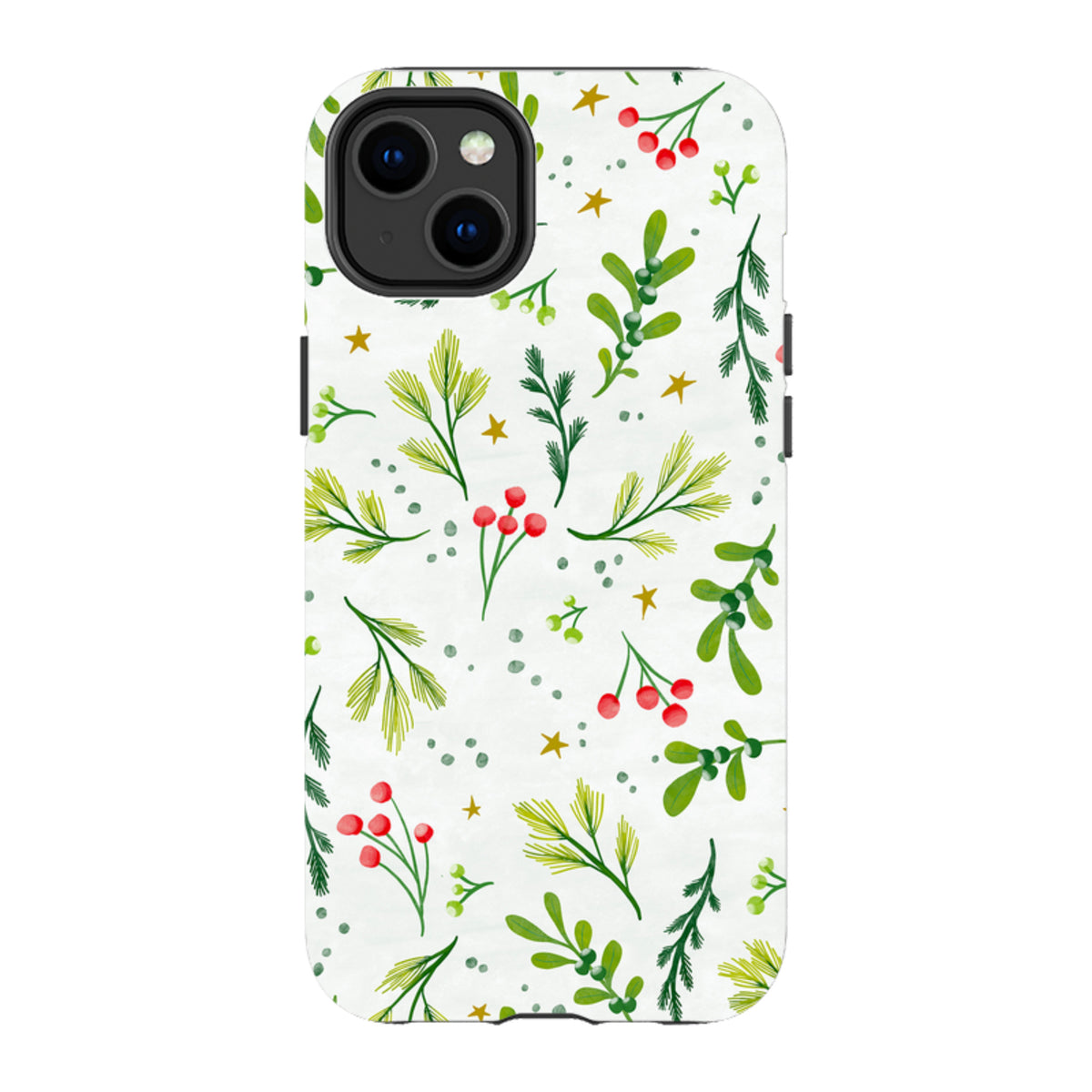 iPhone Tough Case - Christmas Stars By Katherine Quinn