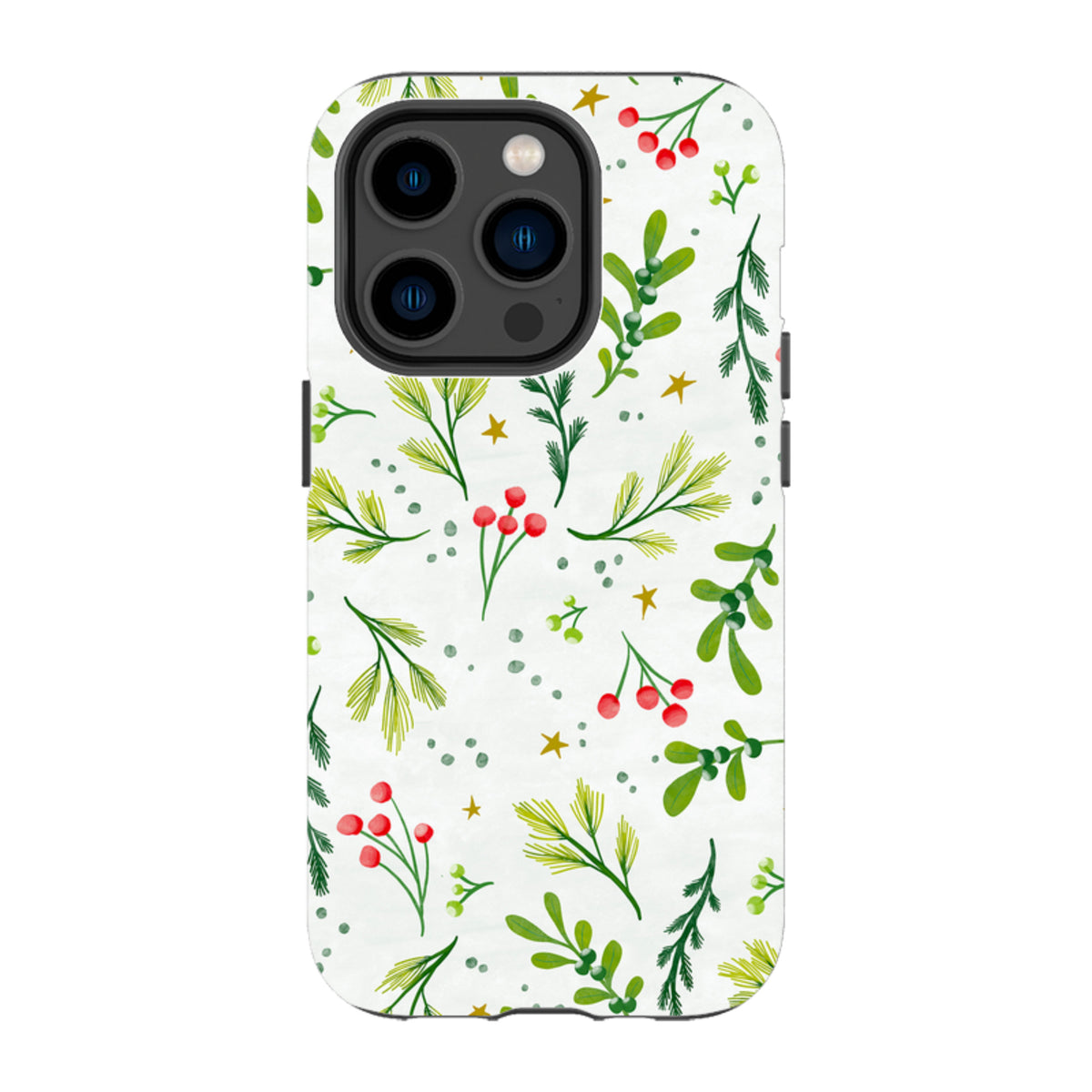 iPhone Tough Case - Christmas Stars By Katherine Quinn