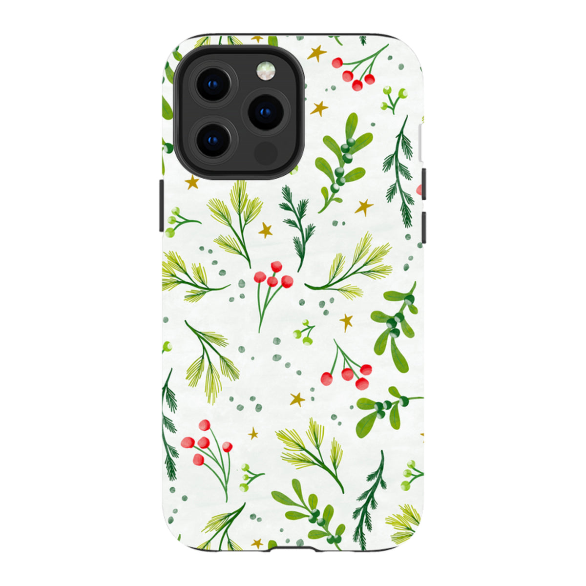 iPhone Tough Case - Christmas Stars By Katherine Quinn