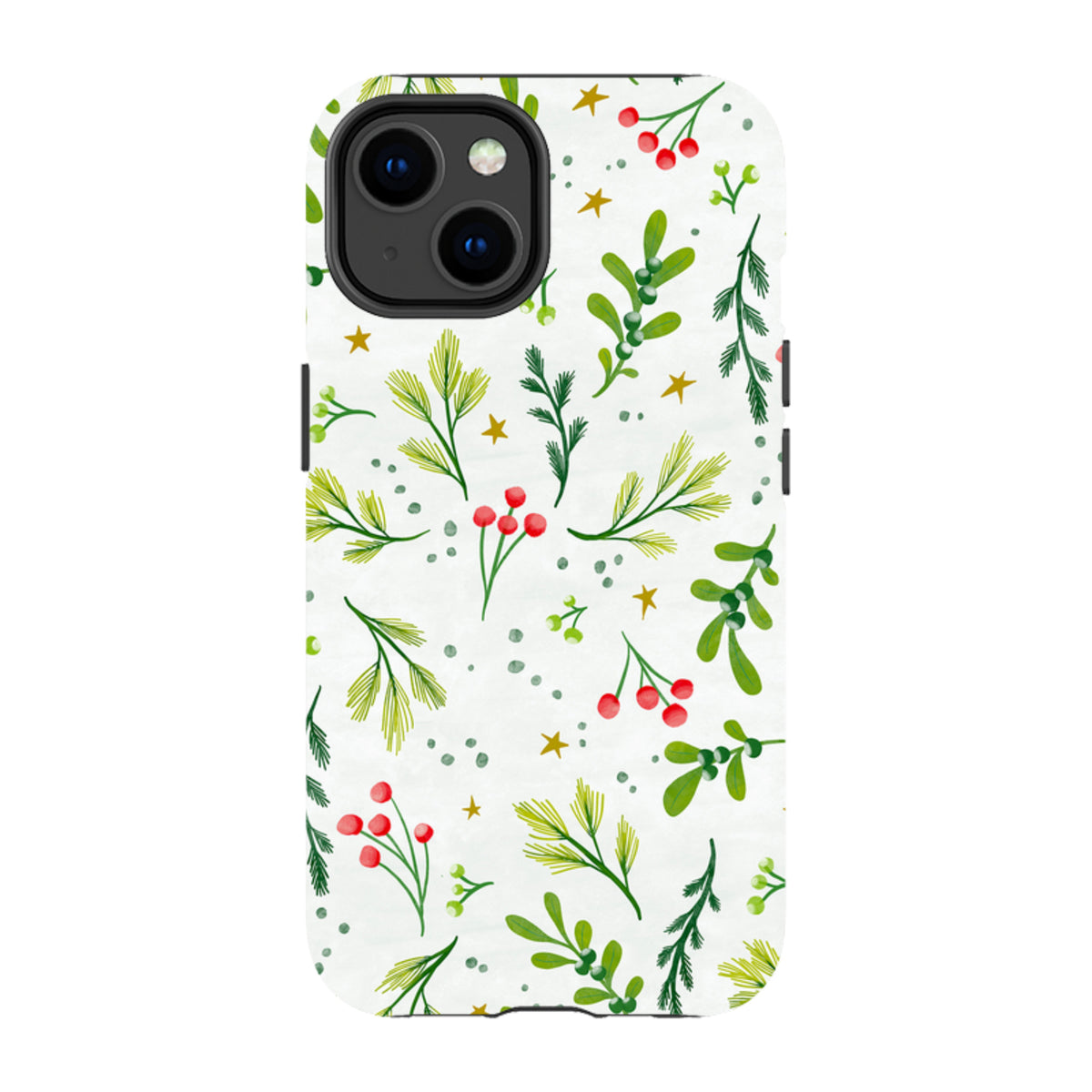 iPhone Tough Case - Christmas Stars By Katherine Quinn