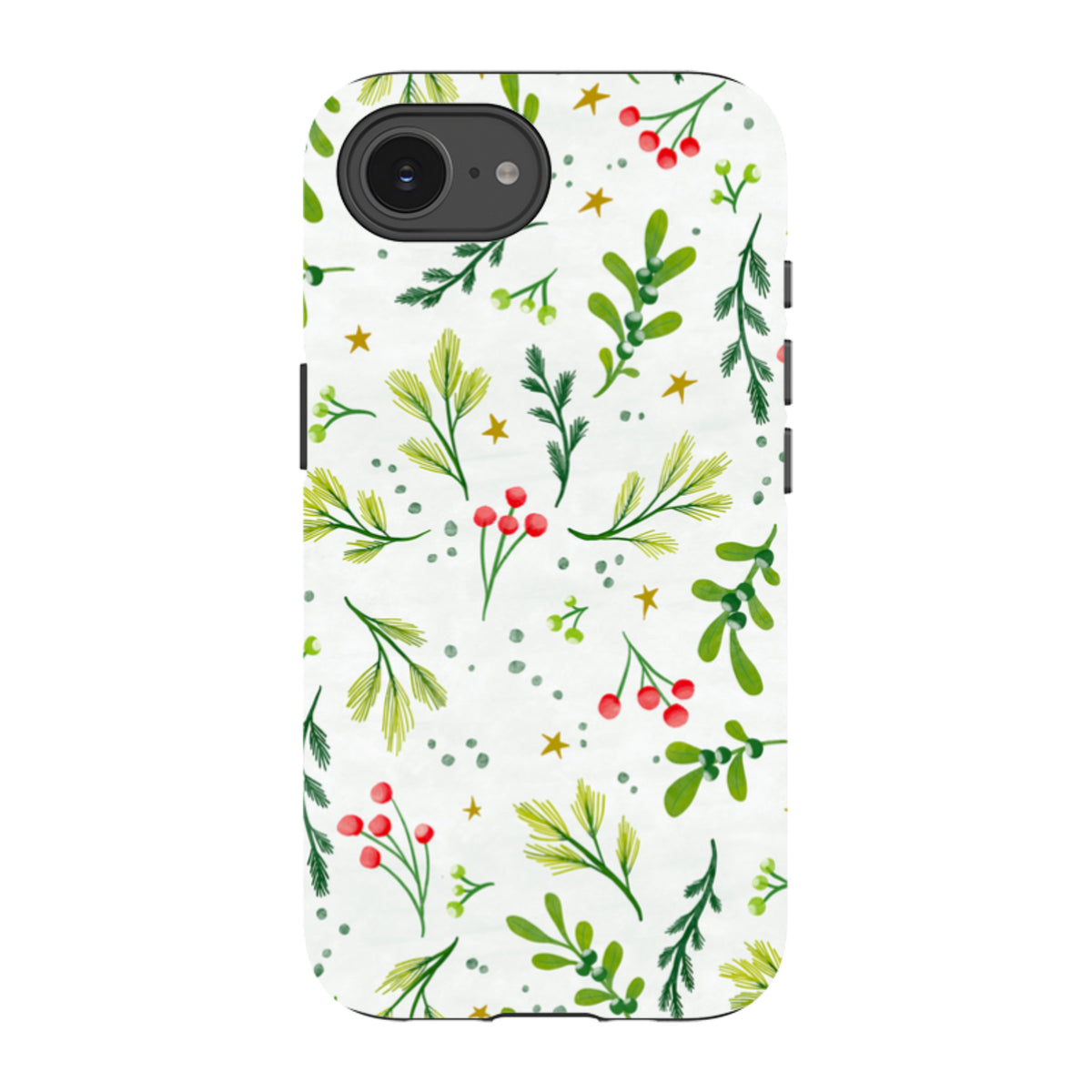 iPhone Tough Case - Christmas Stars By Katherine Quinn