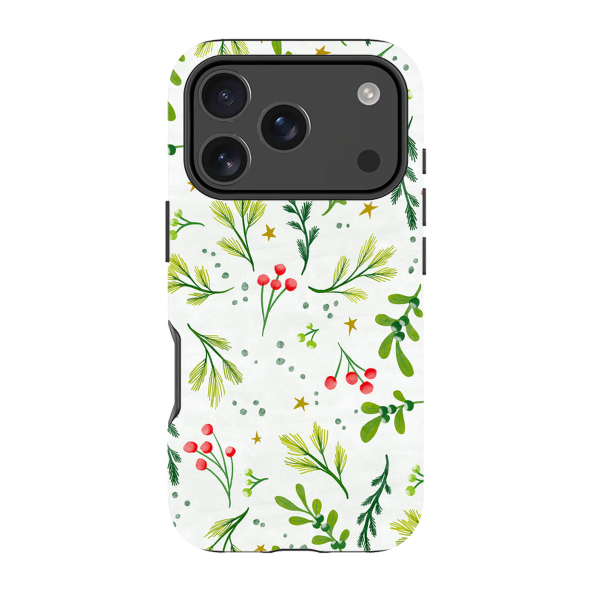 iPhone Tough Case - Christmas Stars By Katherine Quinn