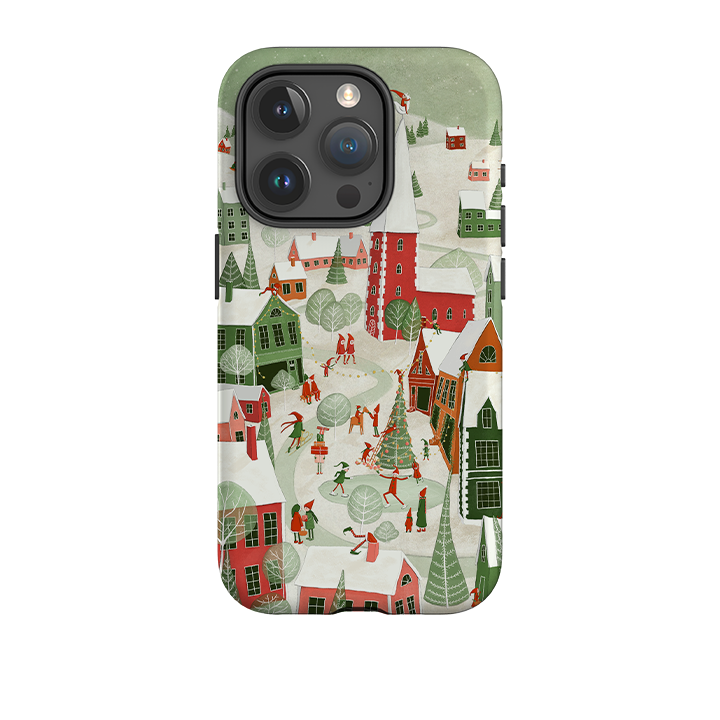 iPhone Tough Case - Christmas Town By Maja Lindberg