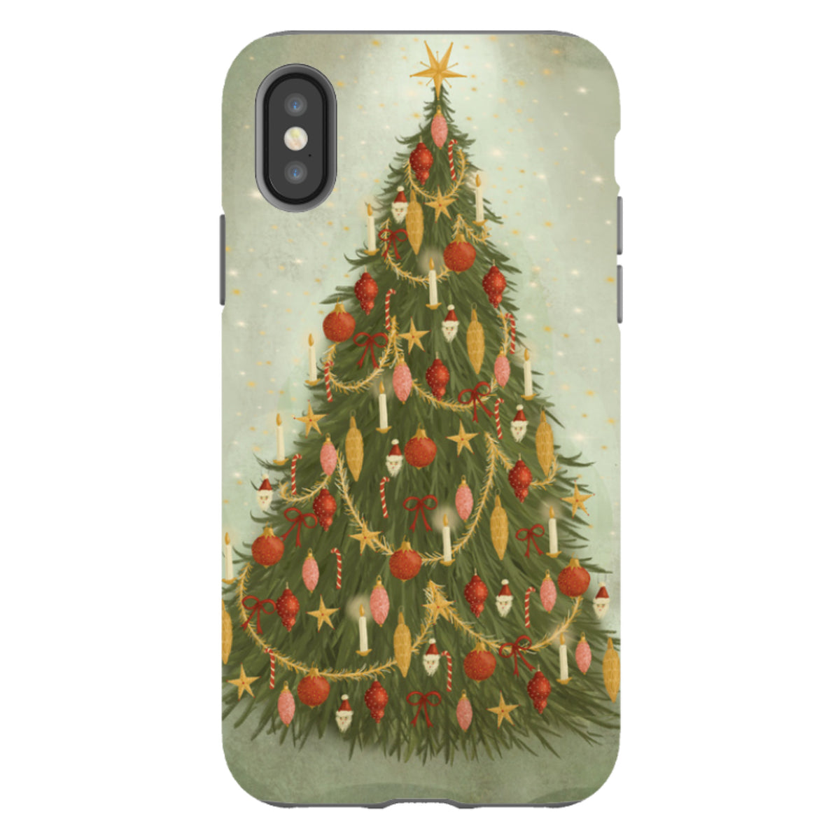iPhone Tough Case - Christmas Tree By Maja Lindberg