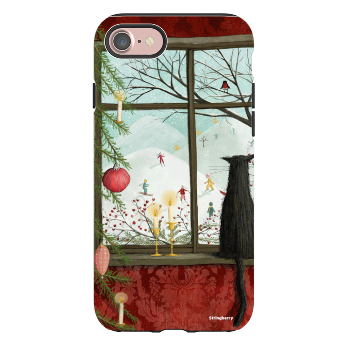 iPhone Tough Case - Christmas Window von Maja Lindberg