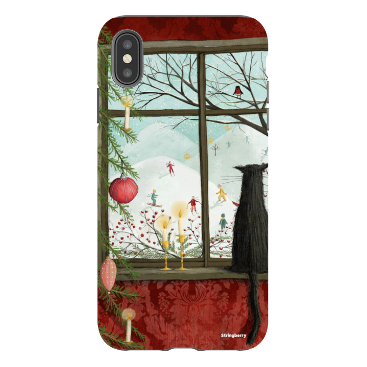 iPhone Tough Case - Christmas Window von Maja Lindberg