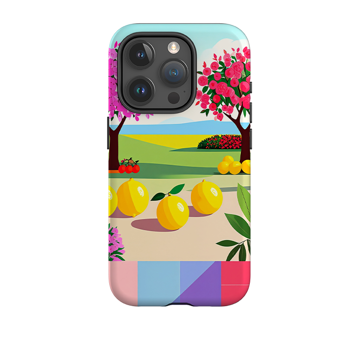 iPhone Tough Case - Citrus Garden