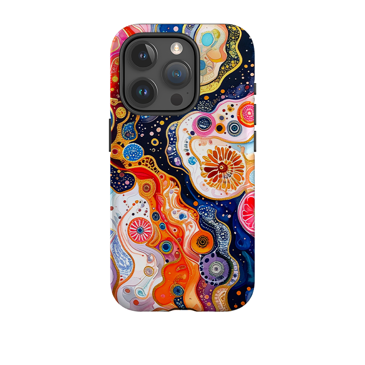iPhone Tough Case - Cloud Marble