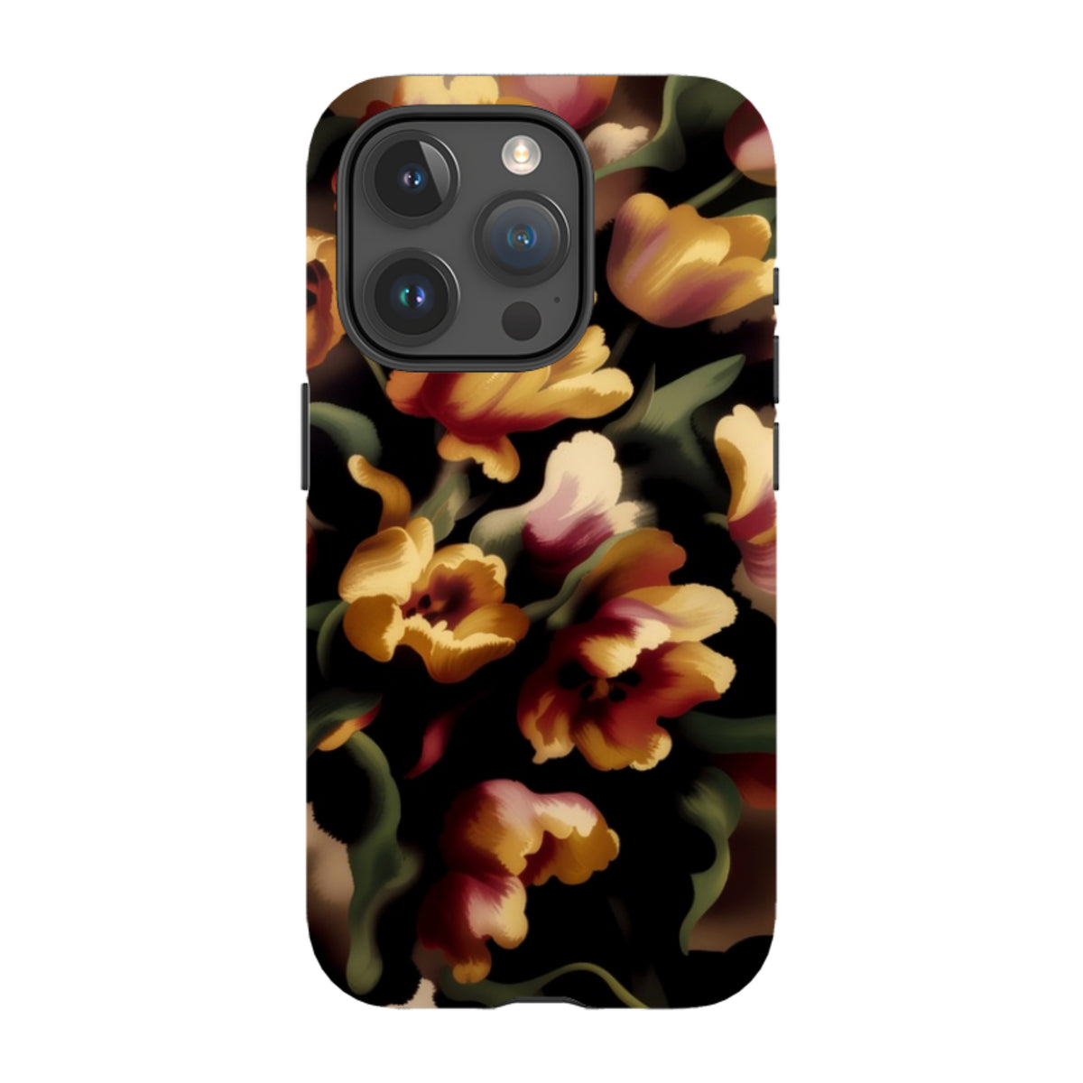 iPhone Tough Case - Cloudy Tulips