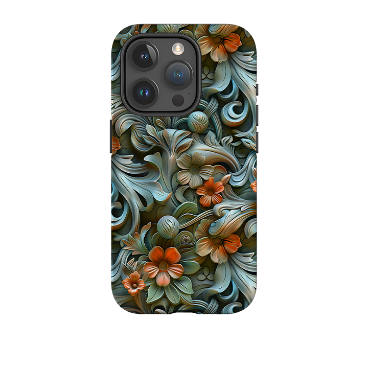 iPhone Tough Case -Clover Floral