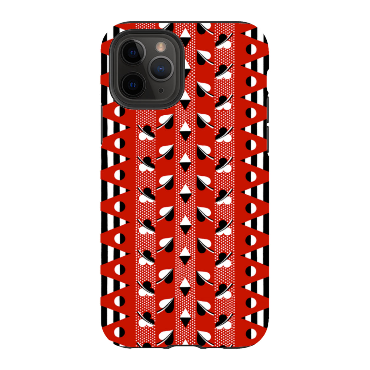iPhone Tough Case - Clubs & Hearts By Cressida Bell