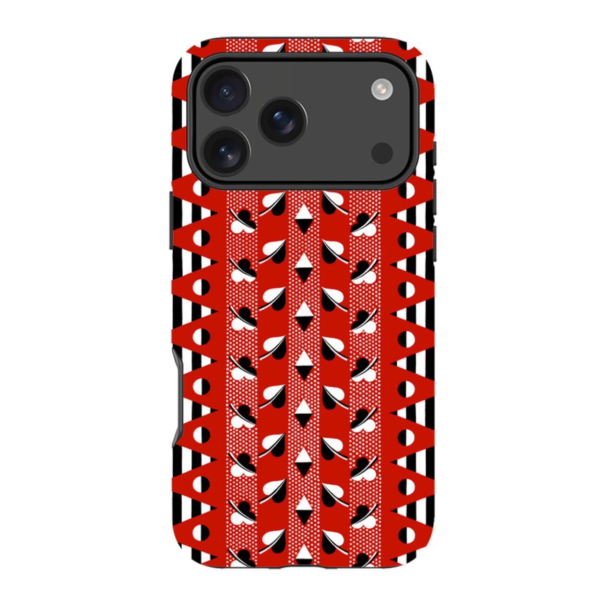 iPhone Tough Case - Clubs & Hearts By Cressida Bell