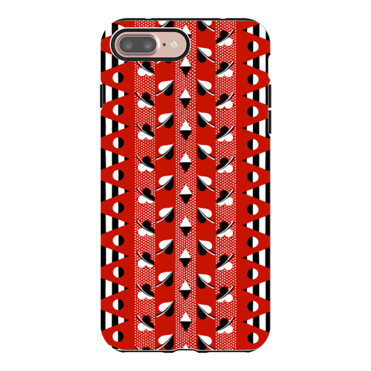 iPhone Tough Case - Clubs & Hearts By Cressida Bell