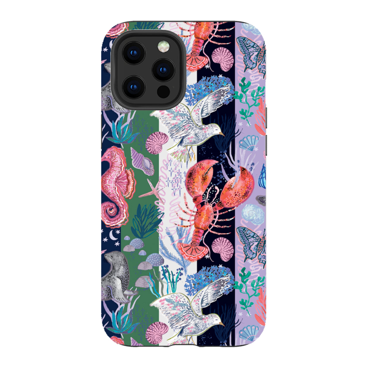 iPhone Tough Case - Coastal Calling Stripe I By Emma Frances Grant