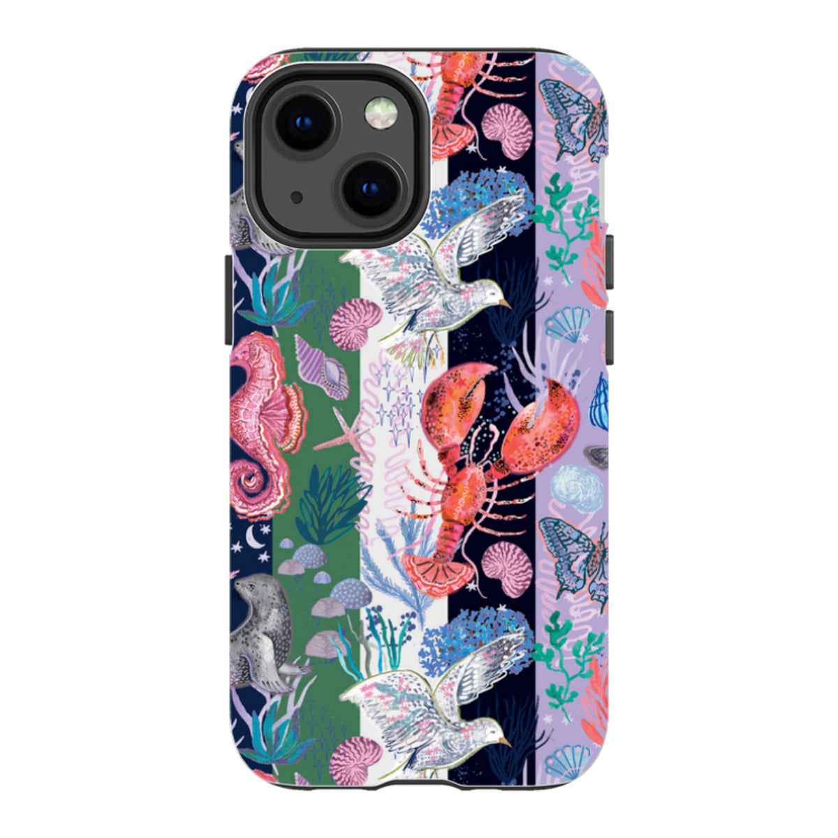 iPhone Tough Case - Coastal Calling Stripe I By Emma Frances Grant