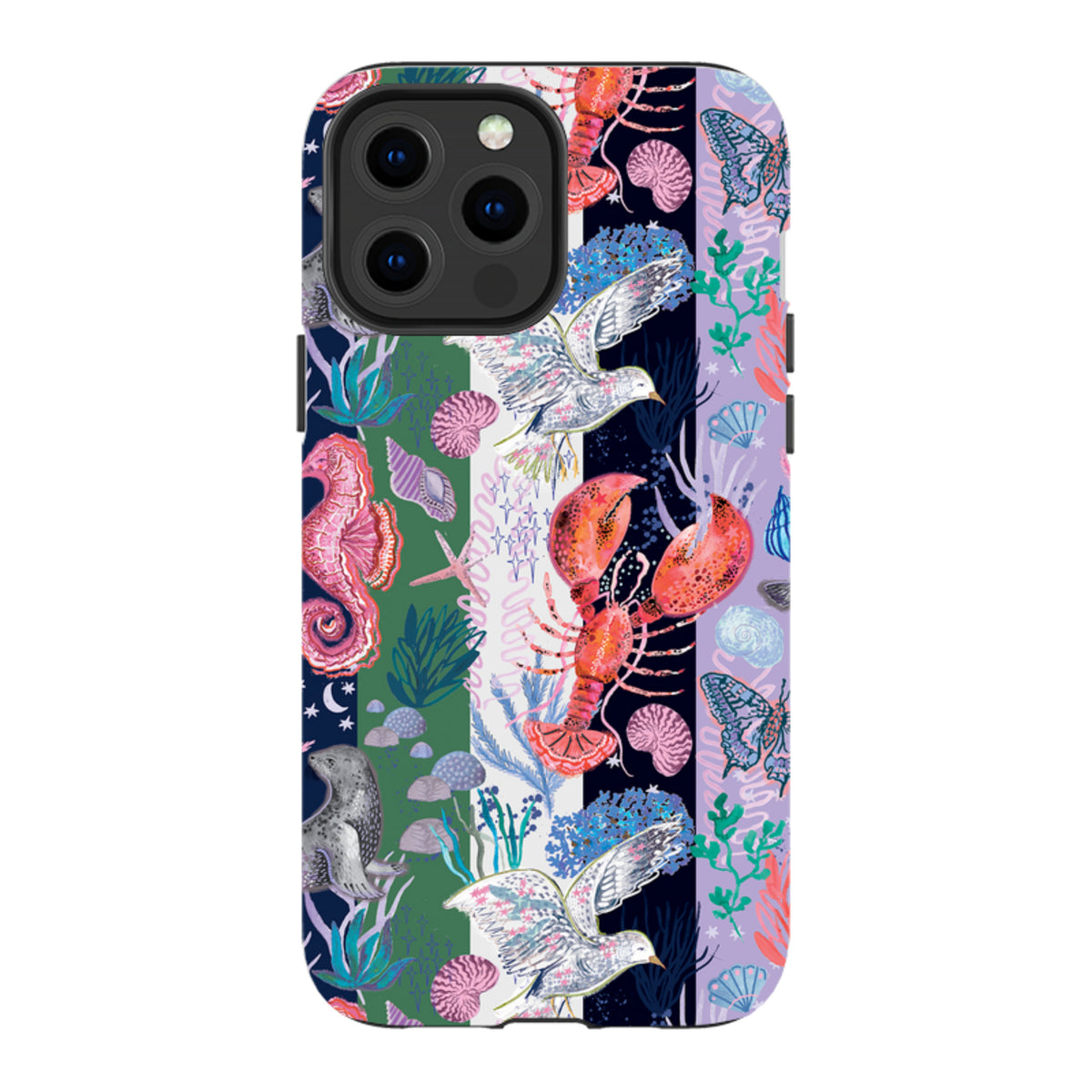 iPhone Tough Case - Coastal Calling Stripe I By Emma Frances Grant