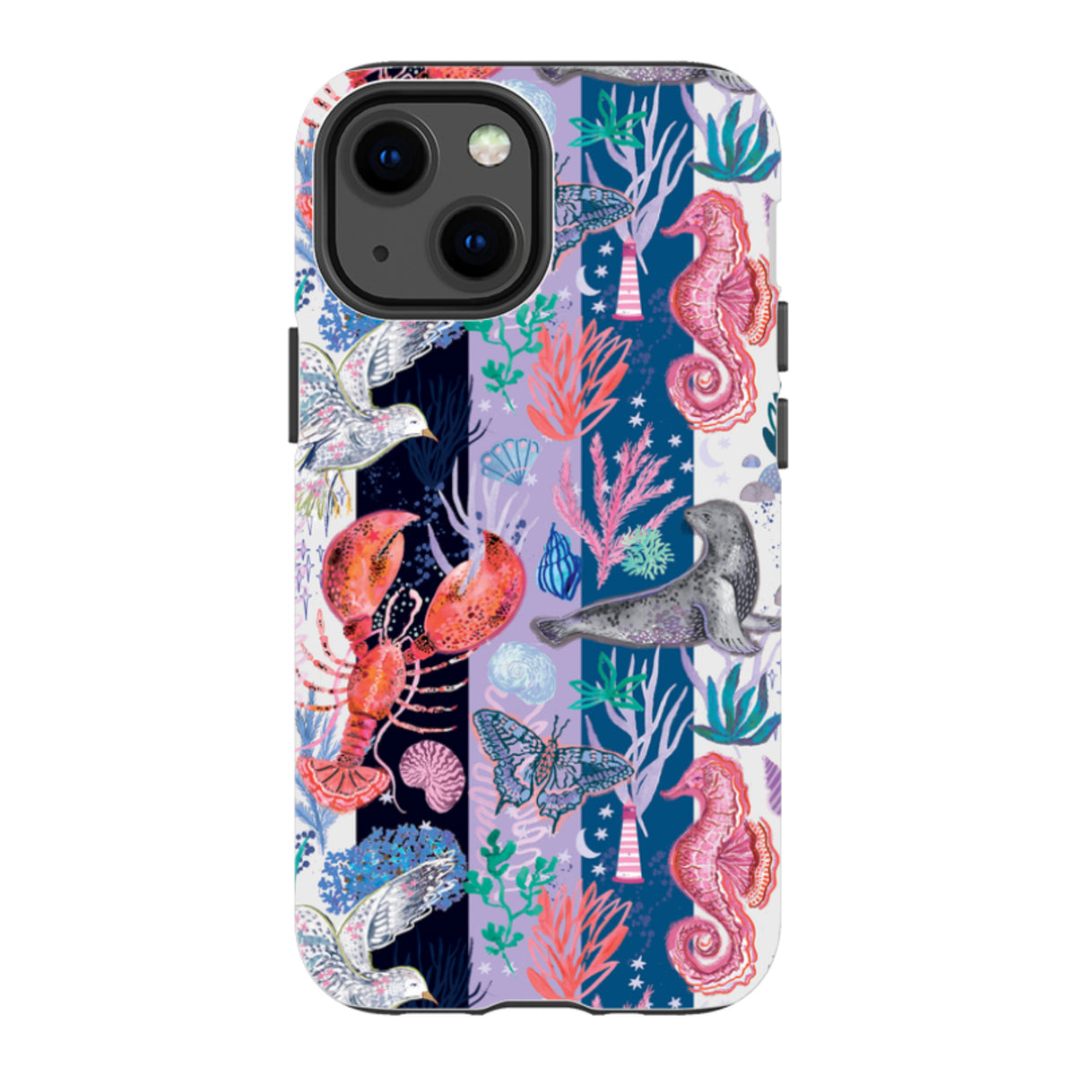 iPhone Tough Case - Coastal Calling Stripe III By Emma Frances Grant