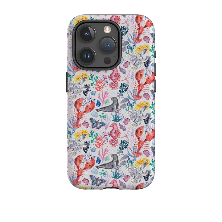 iPhone Tough Case - Coastline Pattern-D By Emma Frances Grant