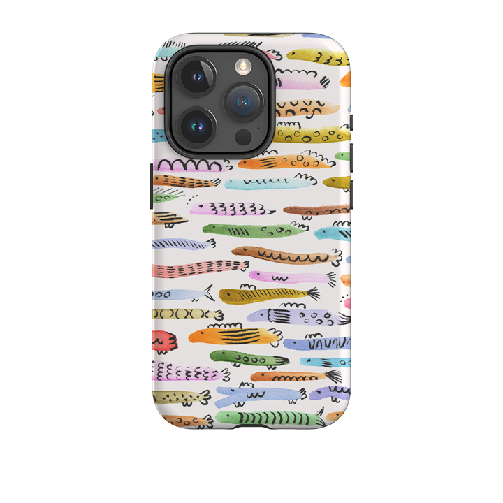 iPhone Tough Case - Colourful Fishes By Gabriela Larios