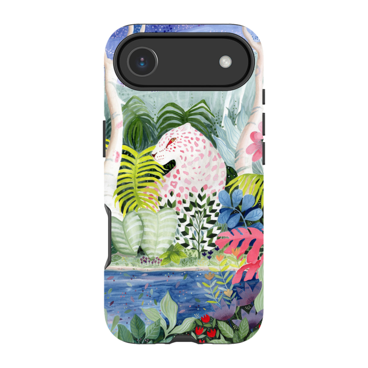 iPhone Tough Case - Cosmic Leopard By Bex Parkin