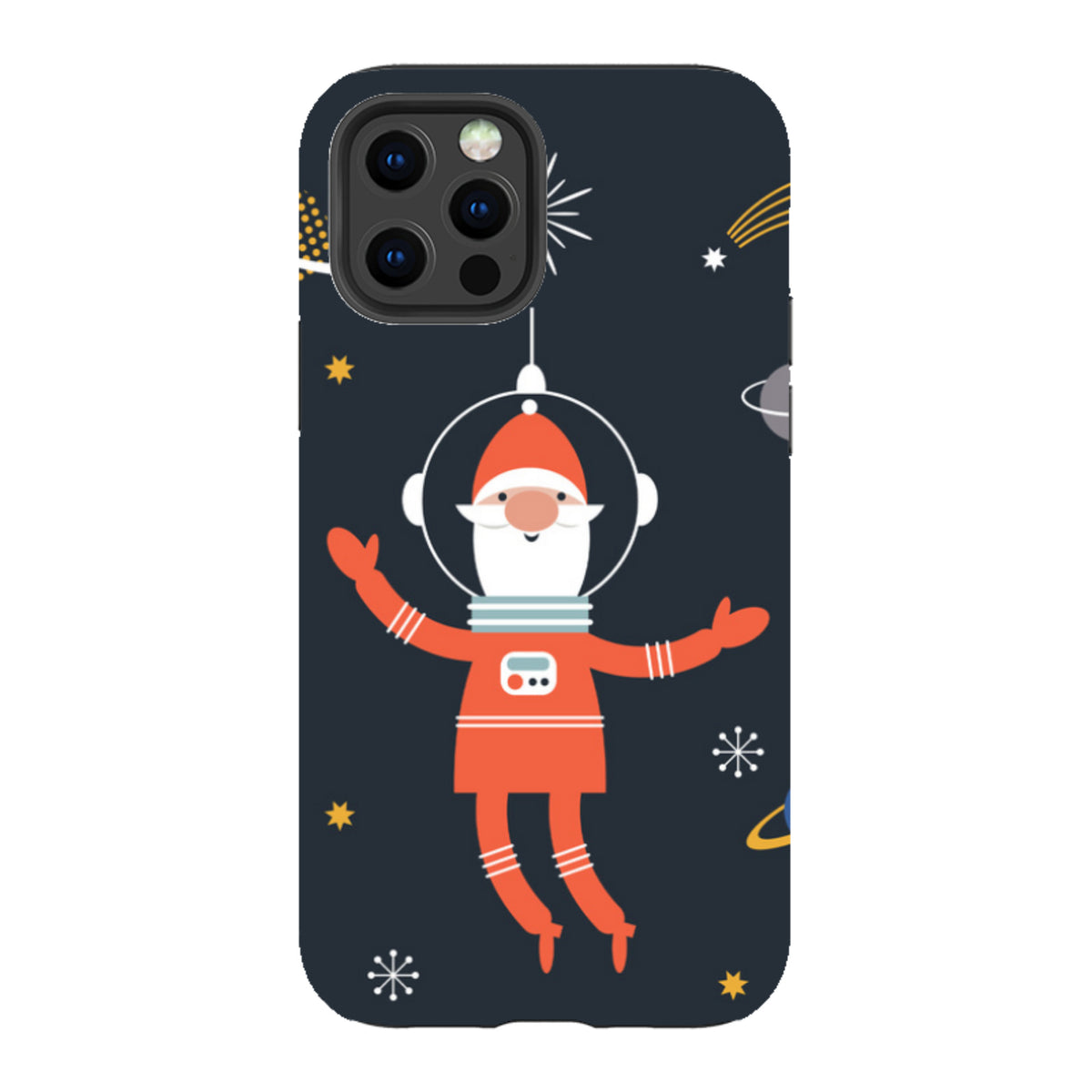 iPhone Tough Case - Cosmic Santa