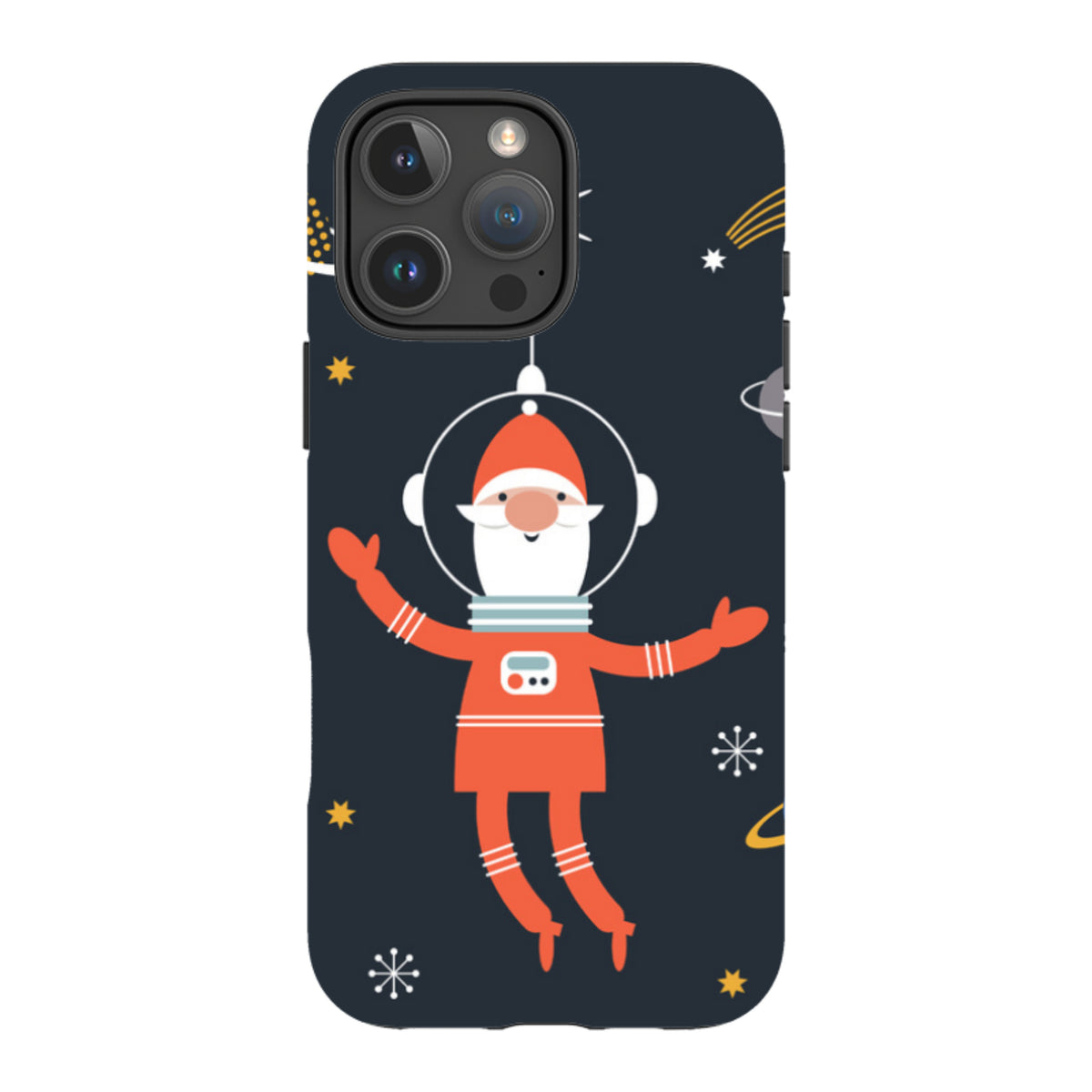 iPhone Tough Case - Cosmic Santa