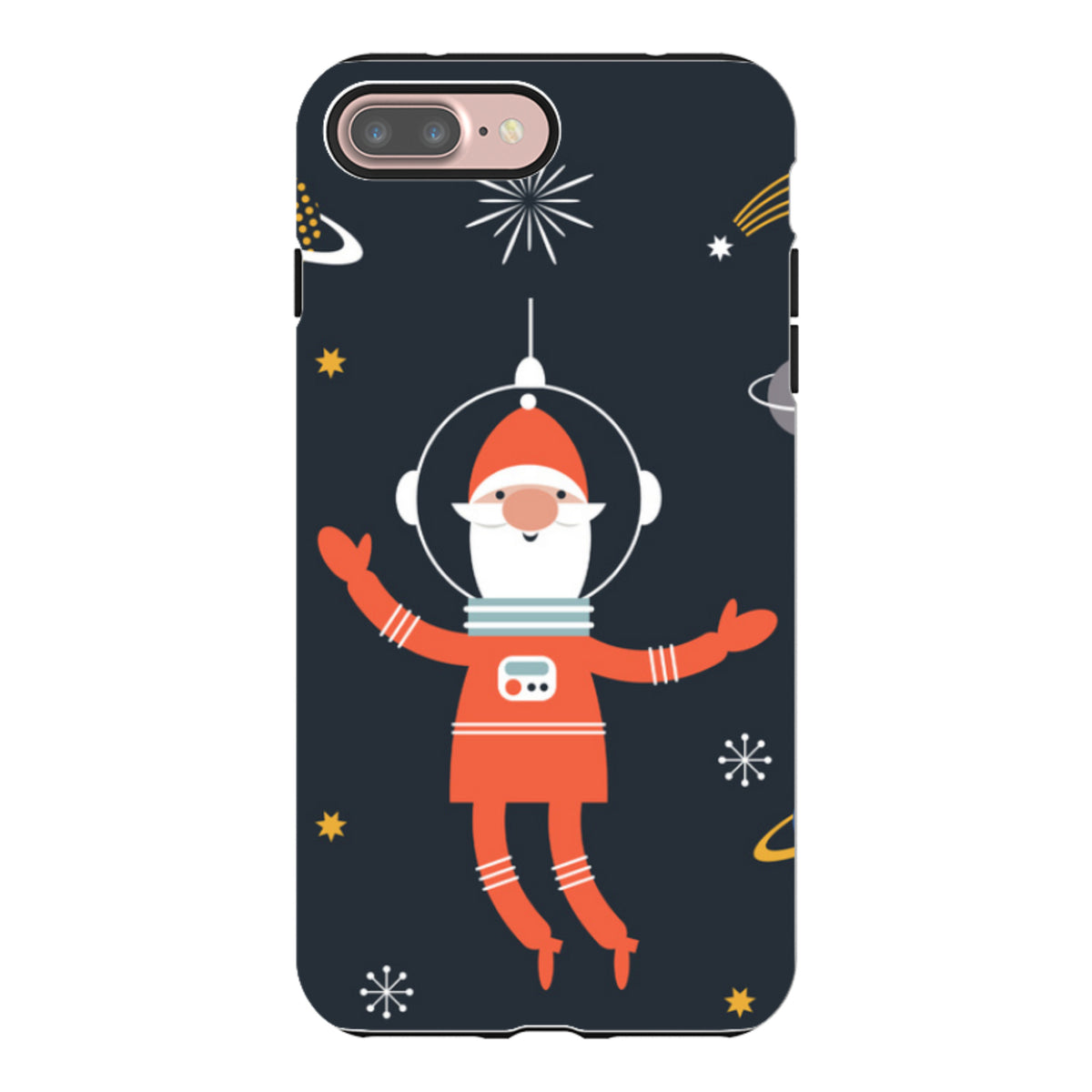iPhone Tough Case - Cosmic Santa