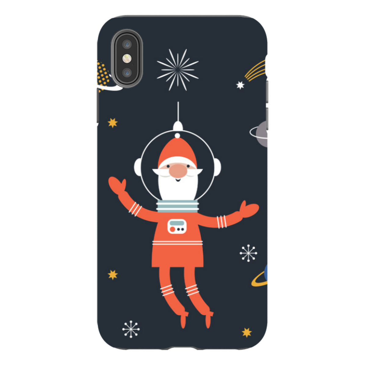 iPhone Tough Case - Cosmic Santa