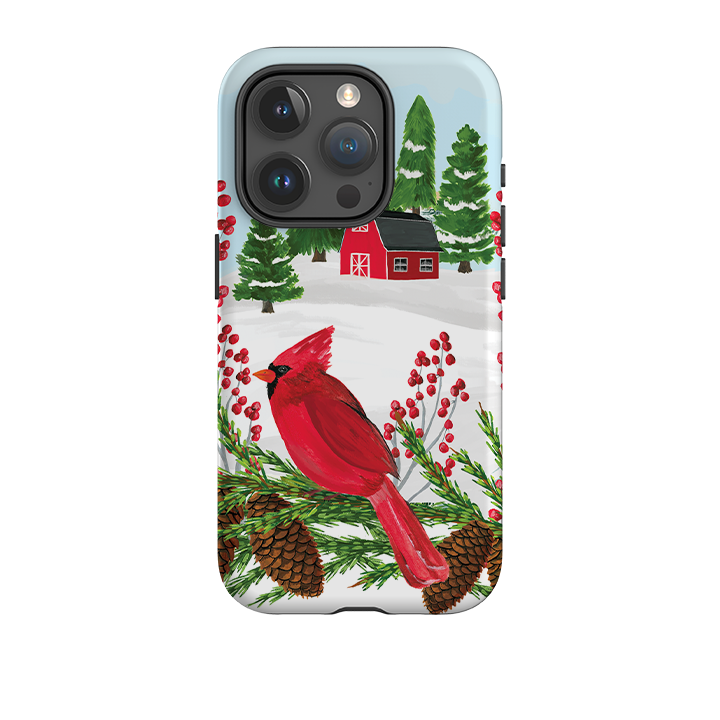 iPhone Tough Case - Countryside Christmas By Abby Jacobs