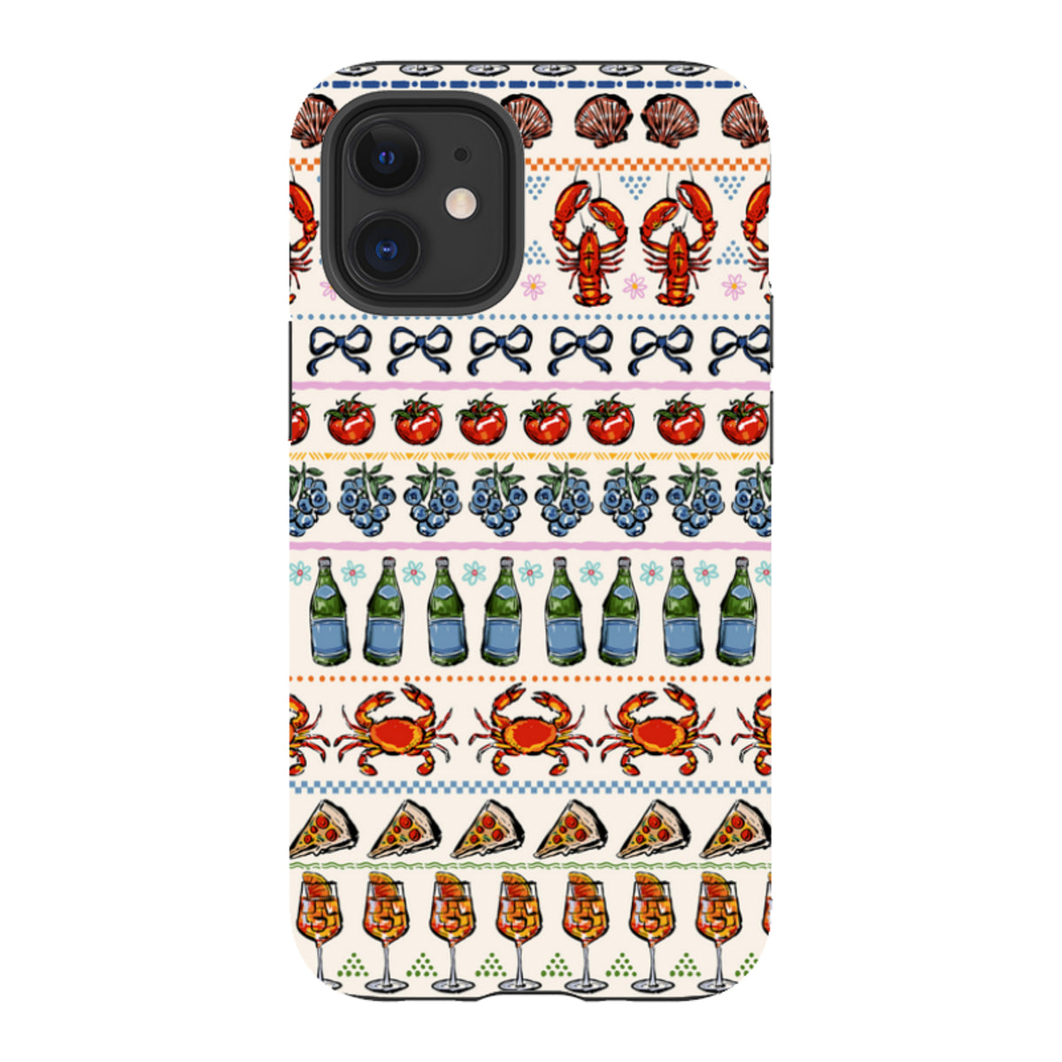 iPhone Tough Case - Crab Pattern