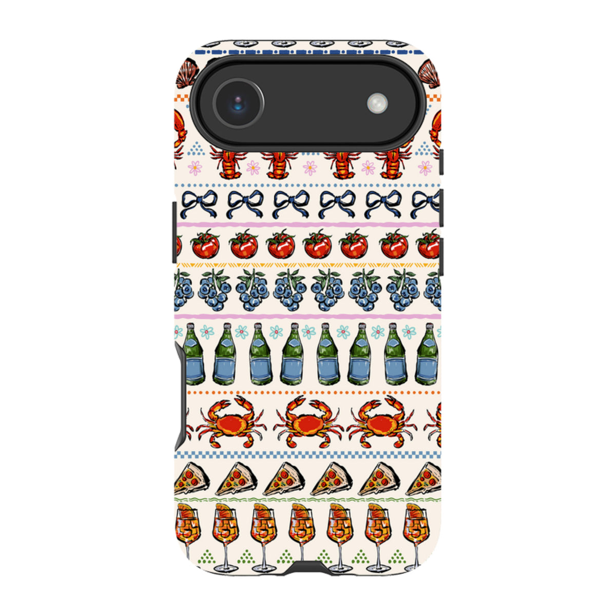 iPhone Tough Case - Crab Pattern