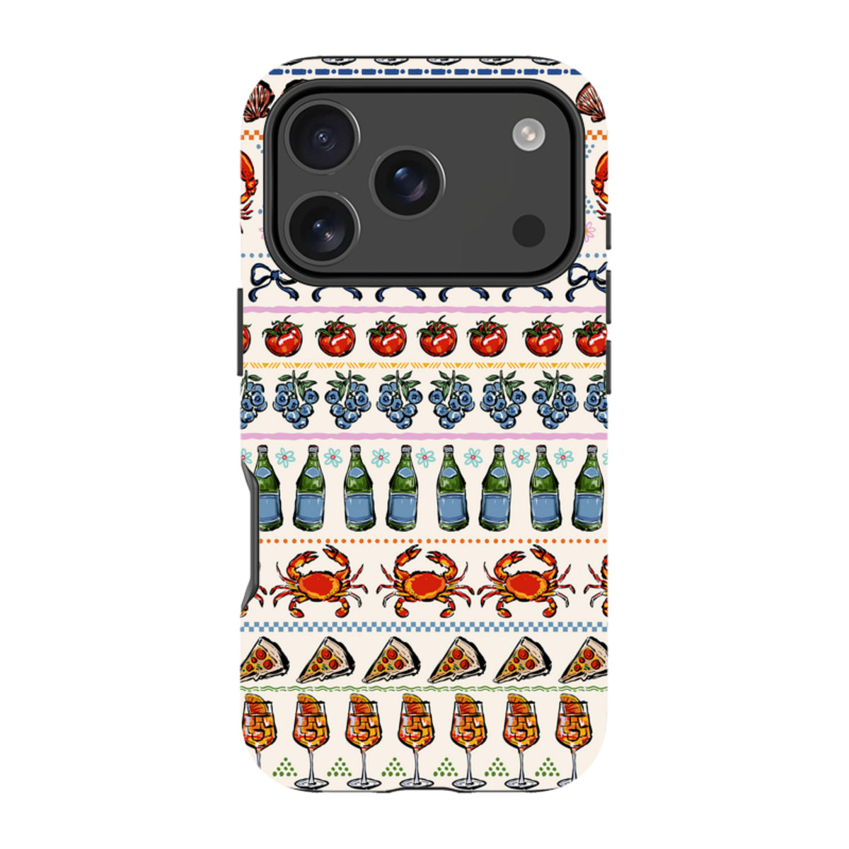 iPhone Tough Case - Crab Pattern