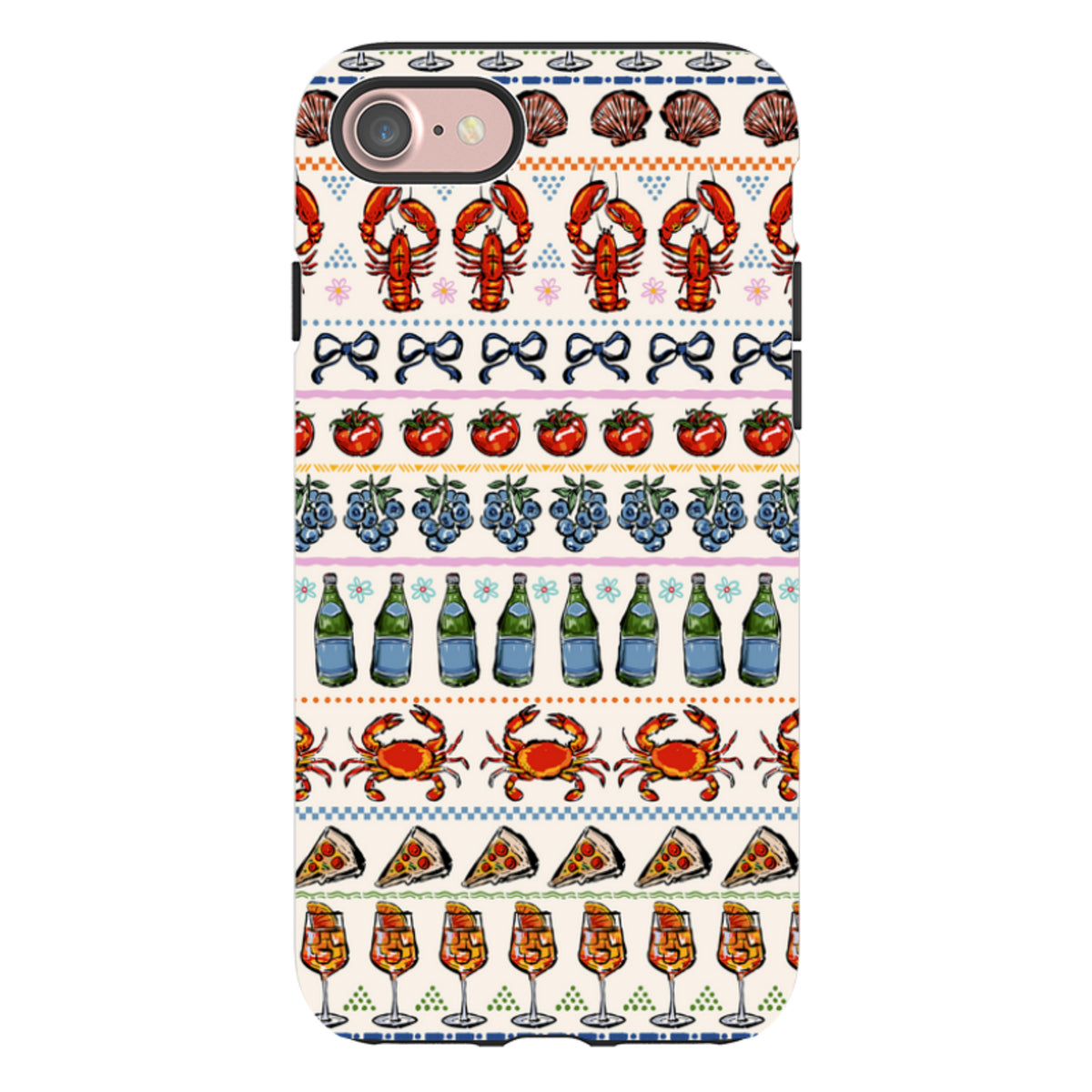 iPhone Tough Case - Crab Pattern