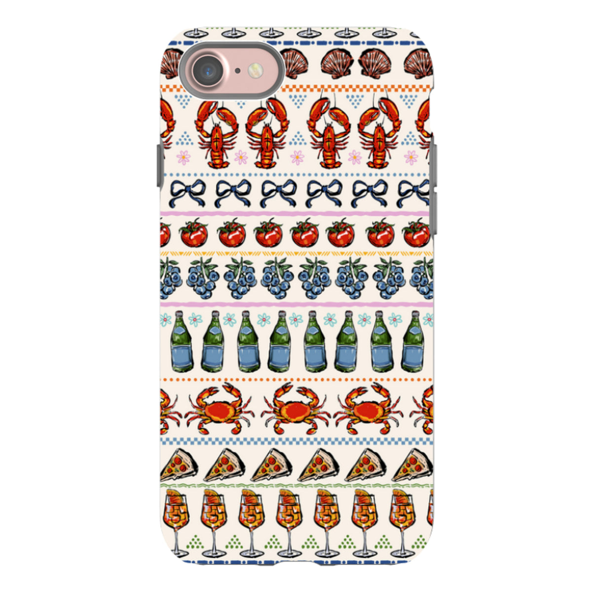 iPhone Tough Case - Crab Pattern