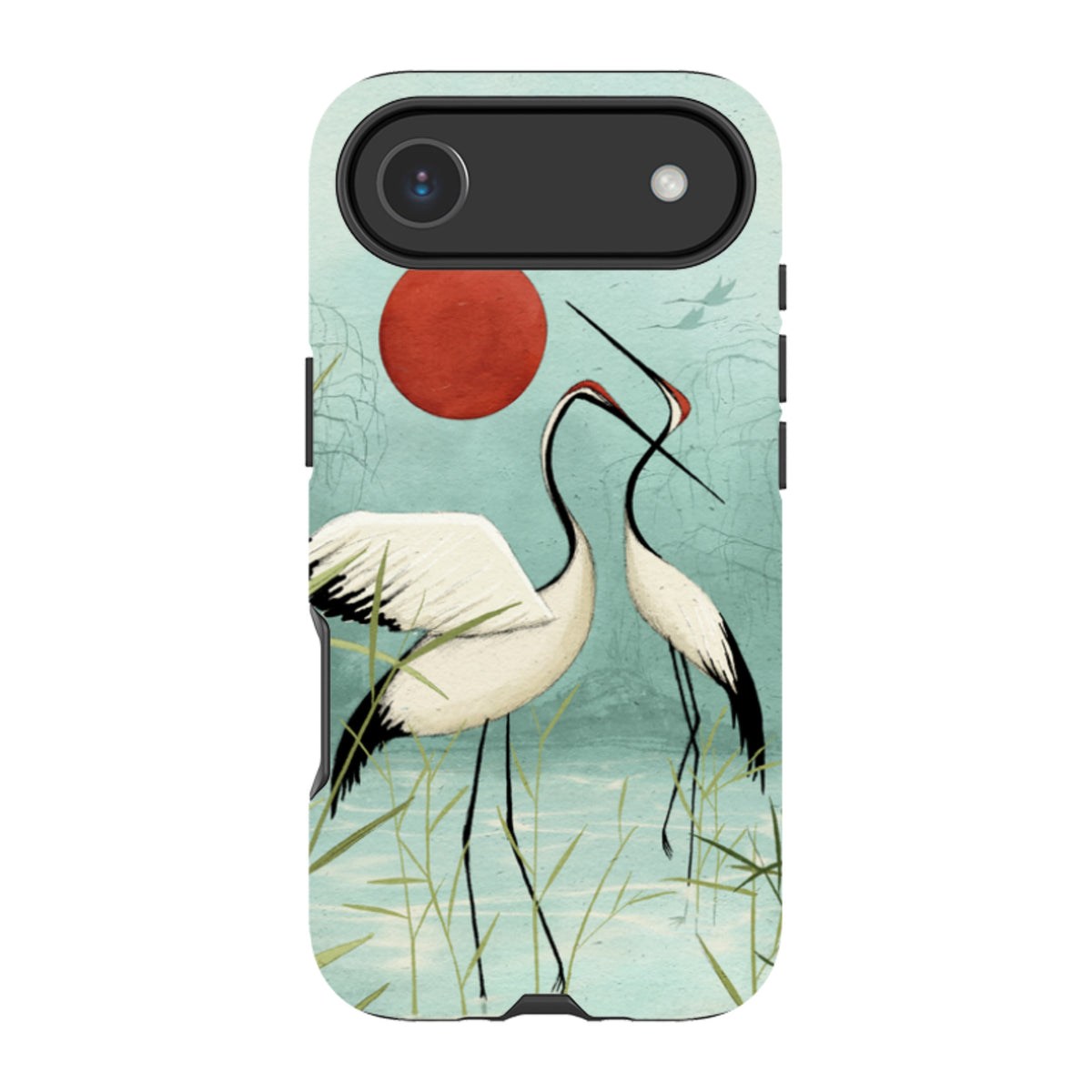 iPhone Tough Case - Cranes By Maja Lindberg