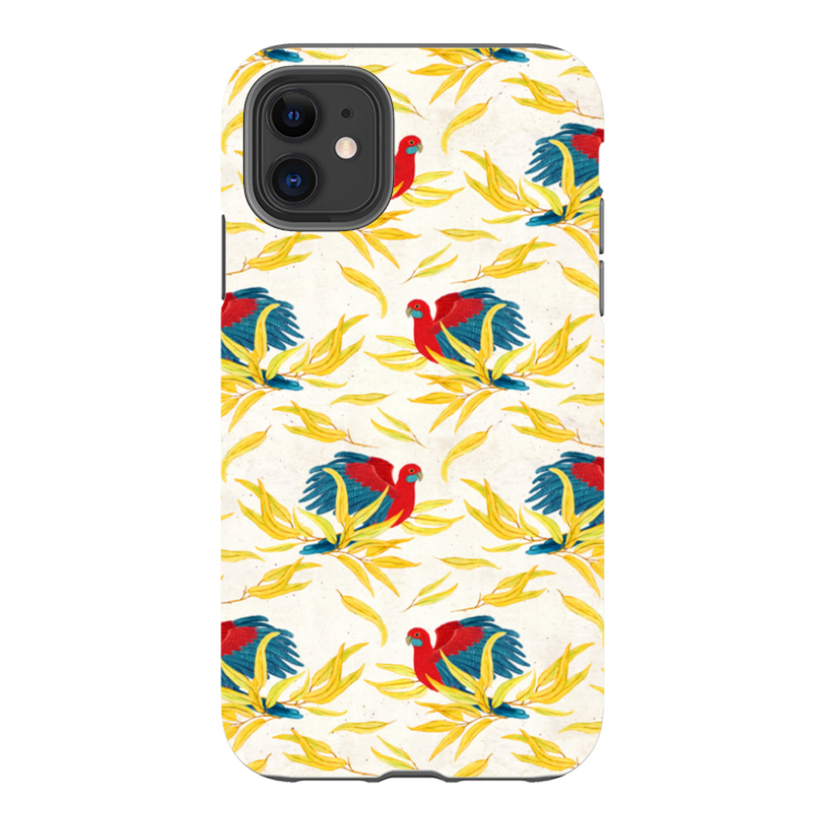 iPhone Tough Case - Crimson Rosella By Katherine Quinn