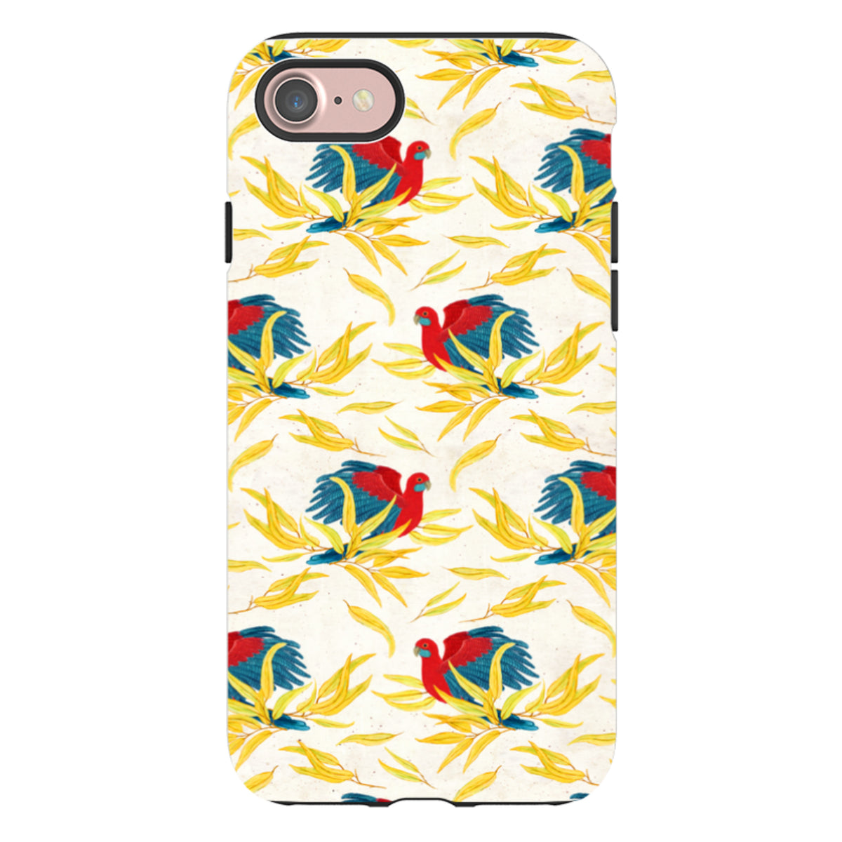iPhone Tough Case - Crimson Rosella By Katherine Quinn
