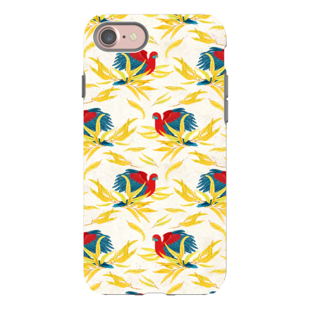 iPhone Tough Case - Crimson Rosella By Katherine Quinn