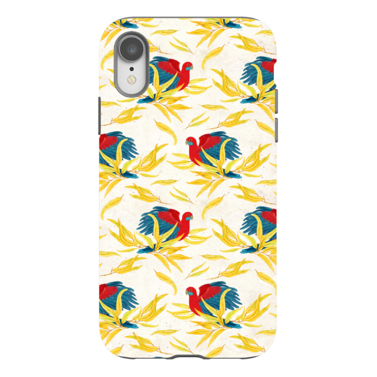 iPhone Tough Case - Crimson Rosella By Katherine Quinn