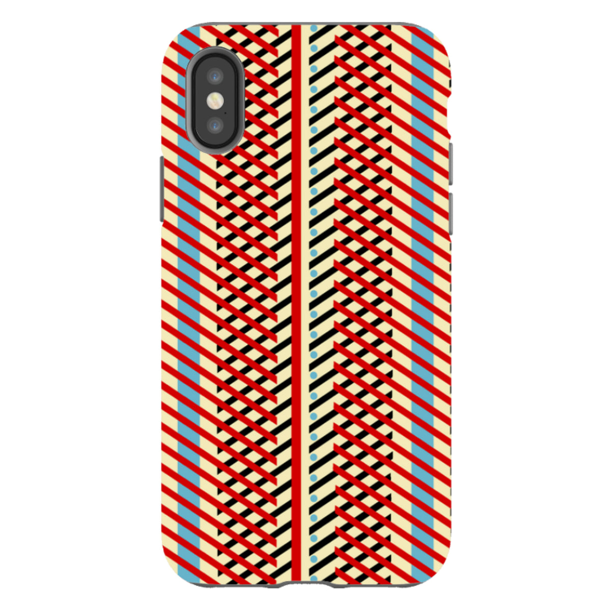 iPhone Tough Case - Crosshatch By Cressida Bell