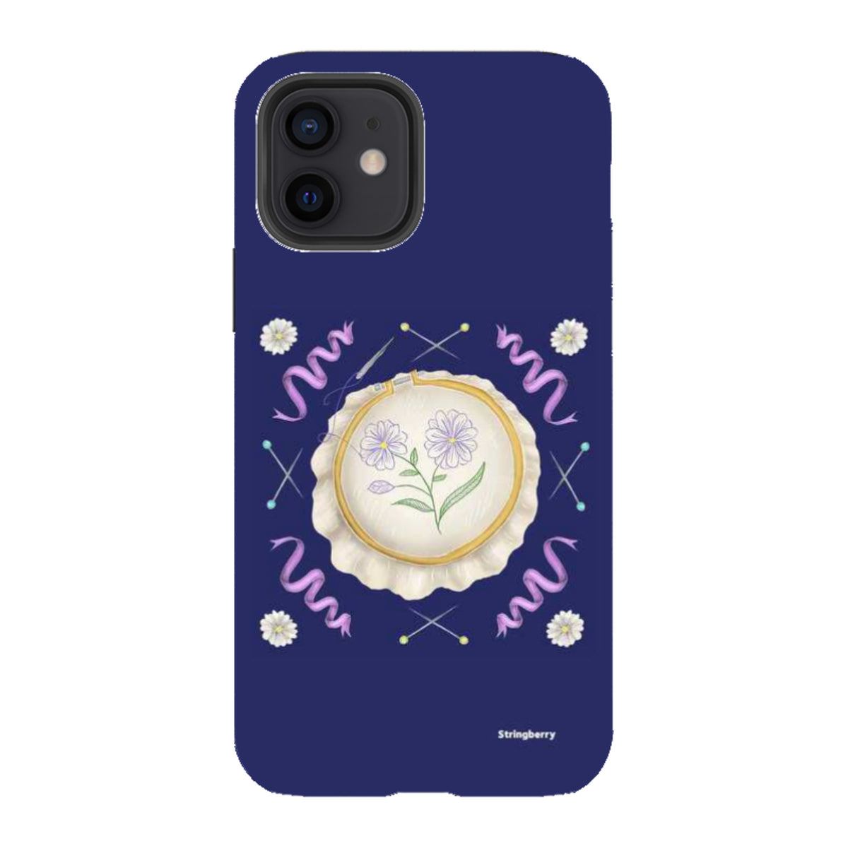 iPhone Tough Case - Daisy Needlework By Catherine Rowe