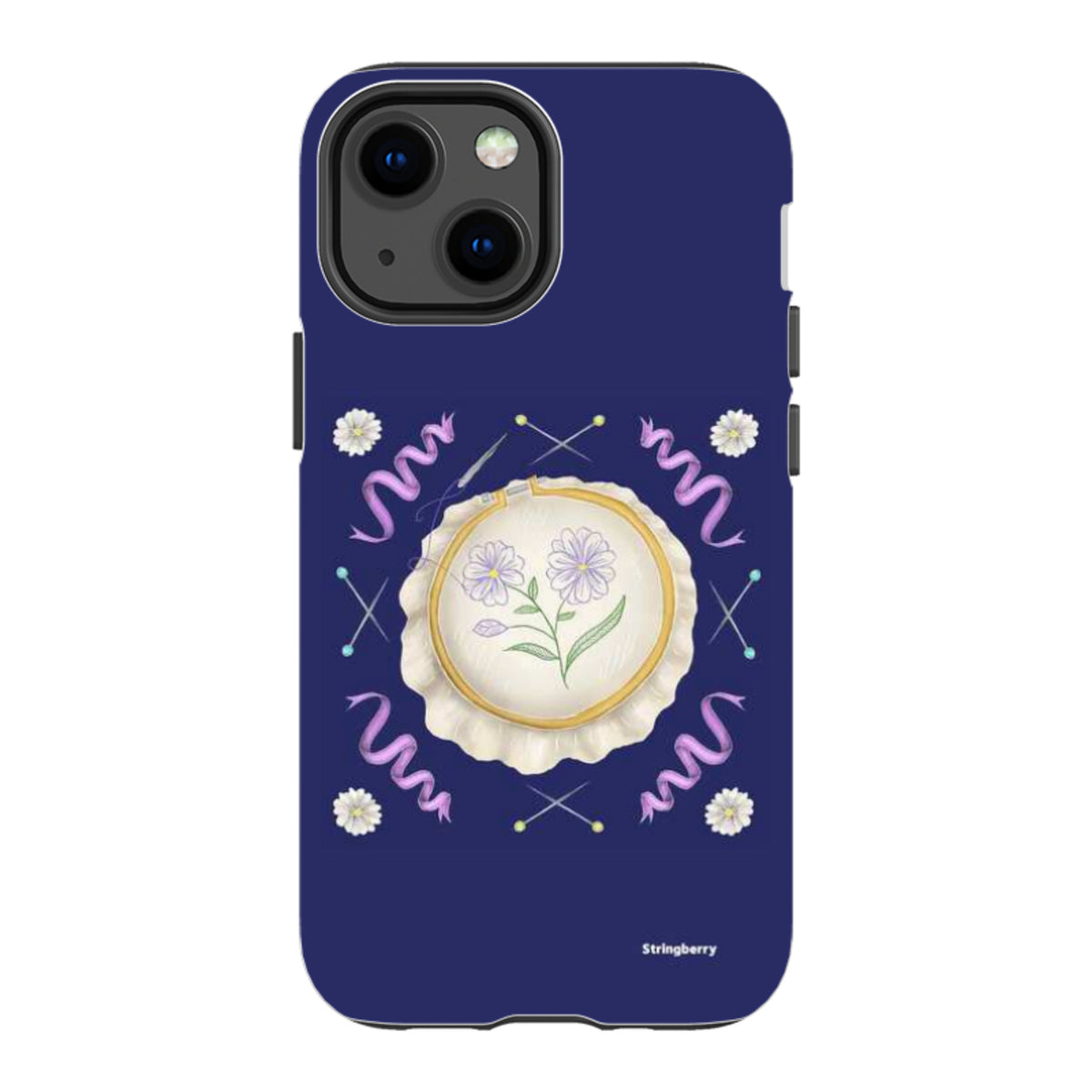 iPhone Tough Case - Daisy Needlework By Catherine Rowe