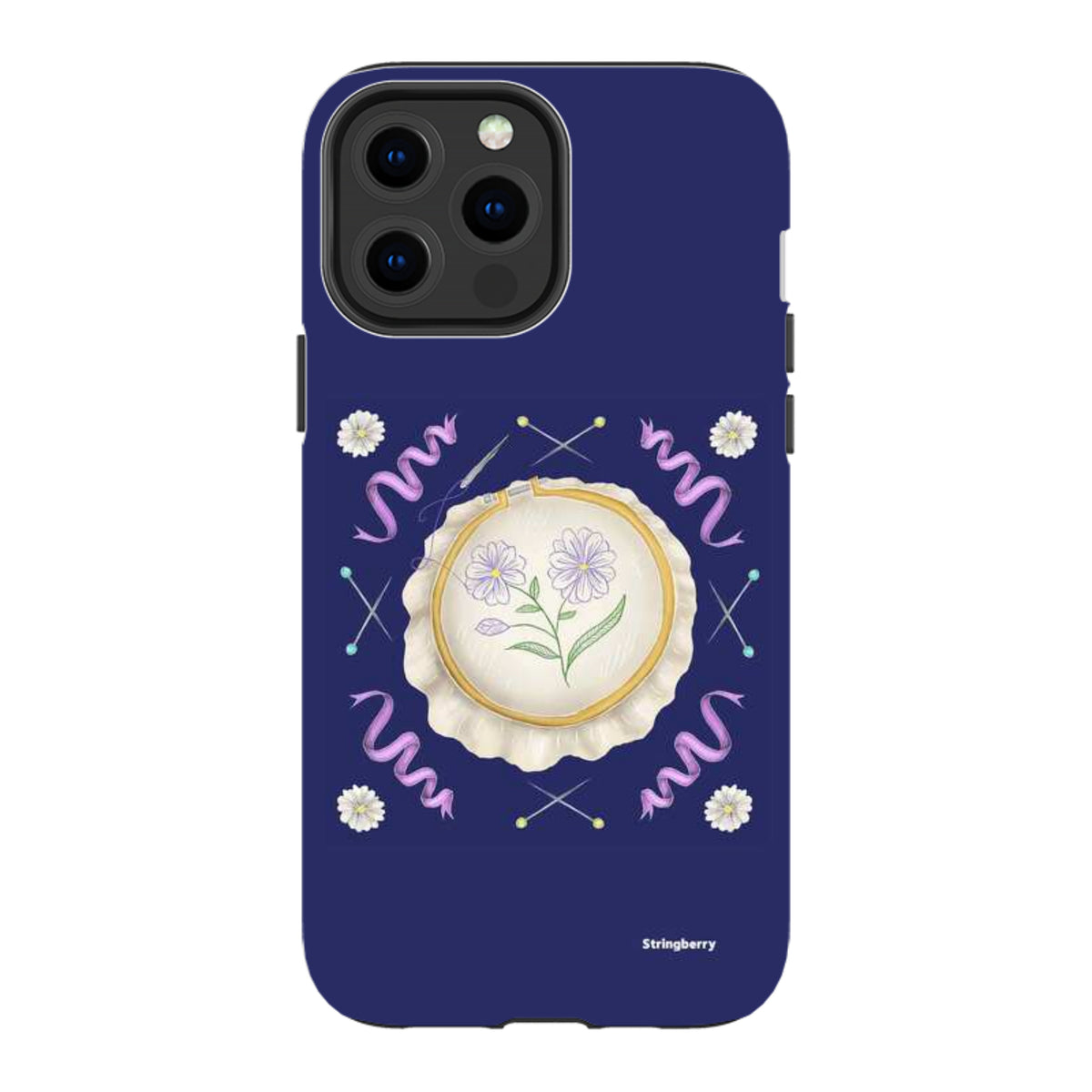 iPhone Tough Case - Daisy Needlework By Catherine Rowe
