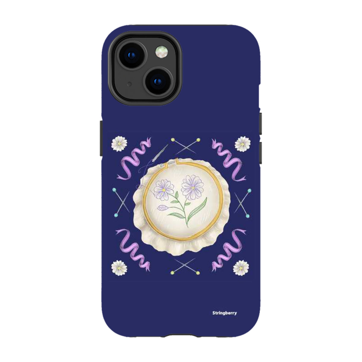 iPhone Tough Case - Daisy Needlework By Catherine Rowe