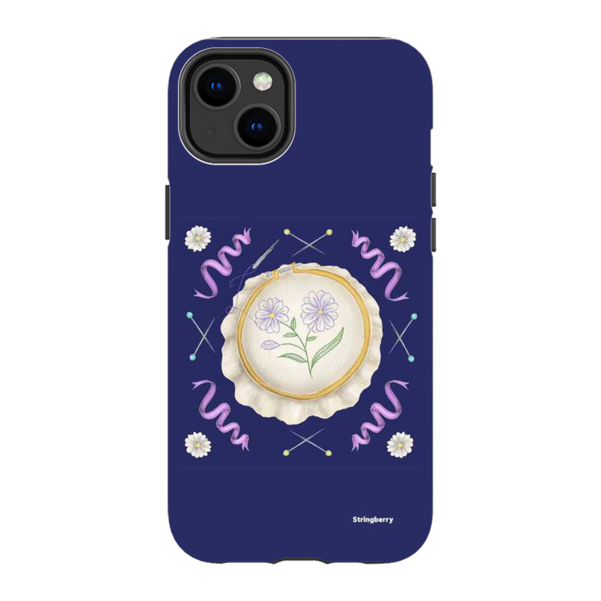 iPhone Tough Case - Daisy Needlework By Catherine Rowe