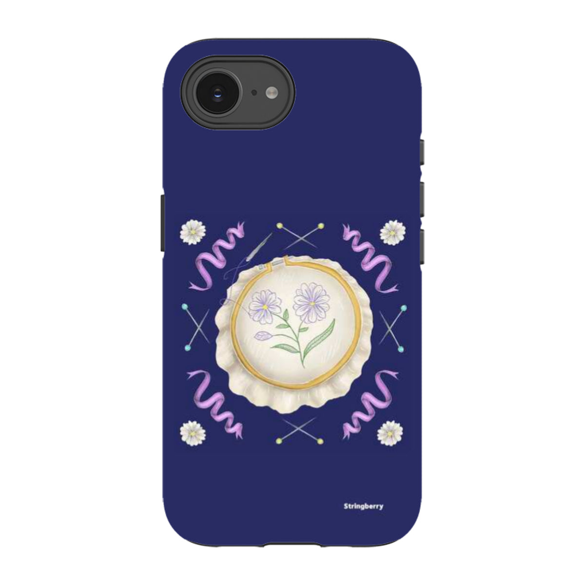 iPhone Tough Case - Daisy Needlework By Catherine Rowe