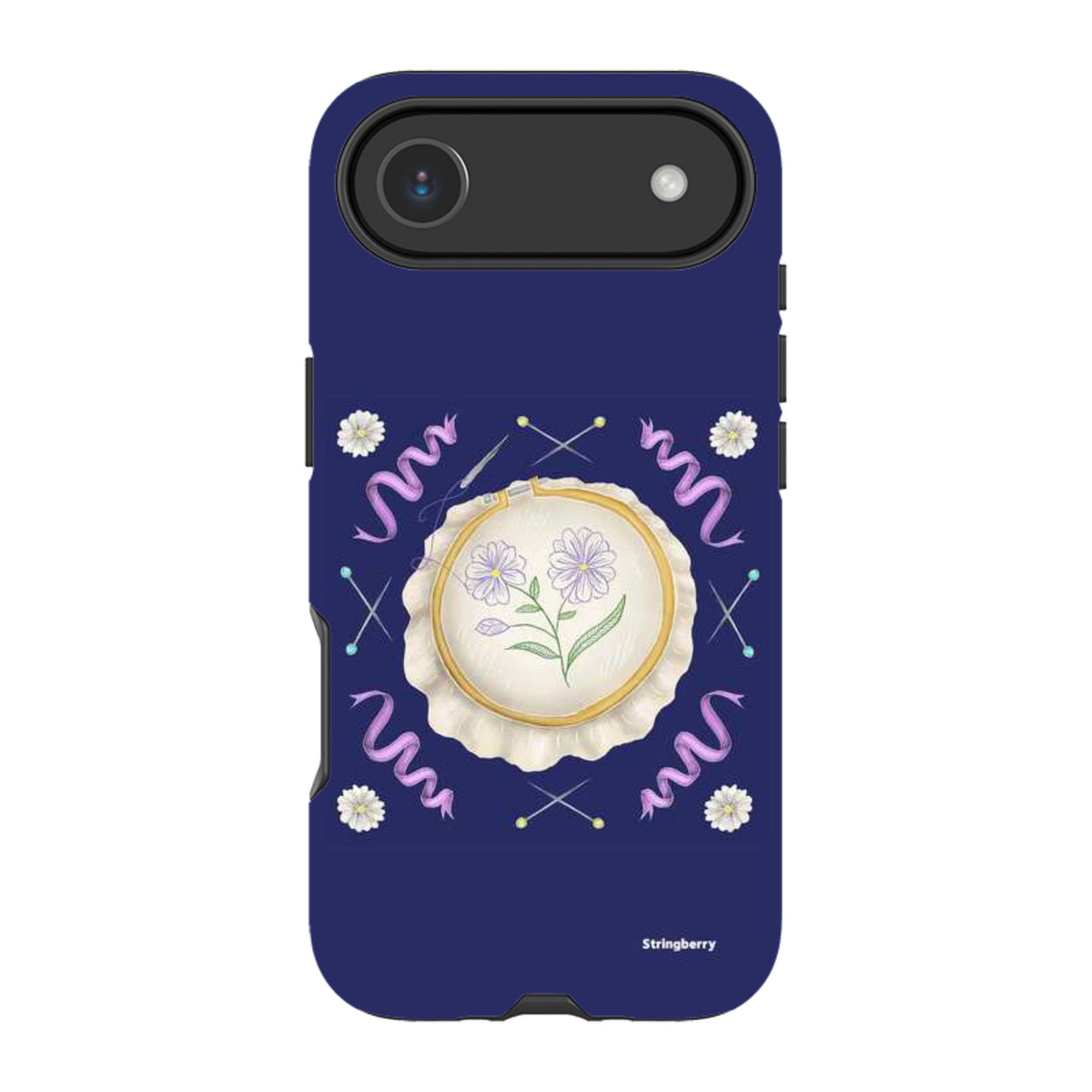 iPhone Tough Case - Daisy Needlework By Catherine Rowe