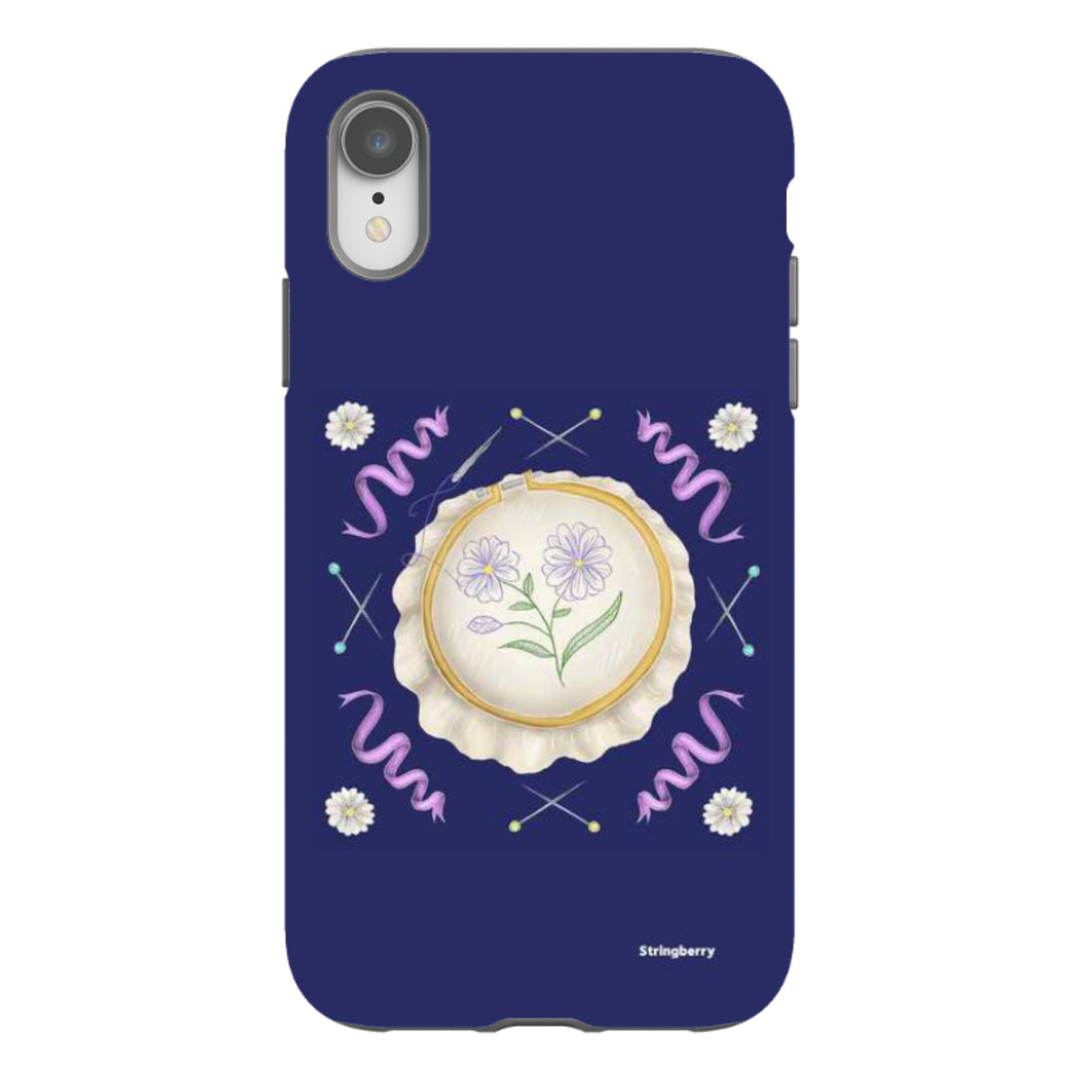 iPhone Tough Case - Daisy Needlework By Catherine Rowe